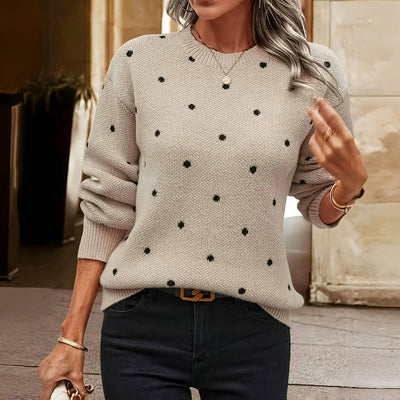 Talbot™ | Polka Dot Knitted Sweater