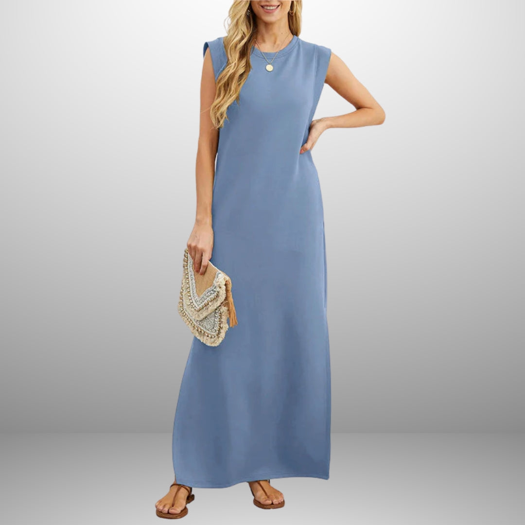 Emma | Long Flowing Crease-Free Dress