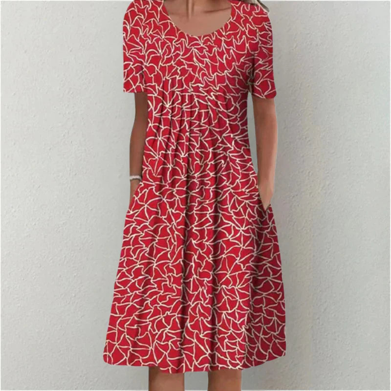 Sofia™ | Stylish and Casual Floral Dress with Pockets