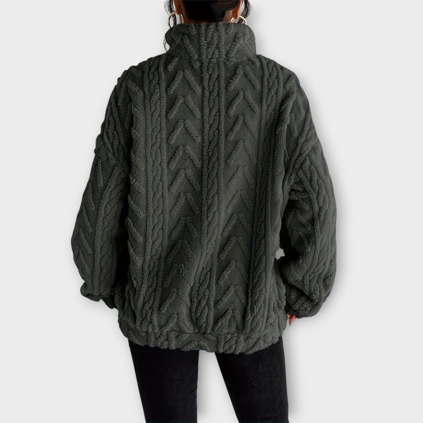 Talbot™| Braided Zip-Up Pullover