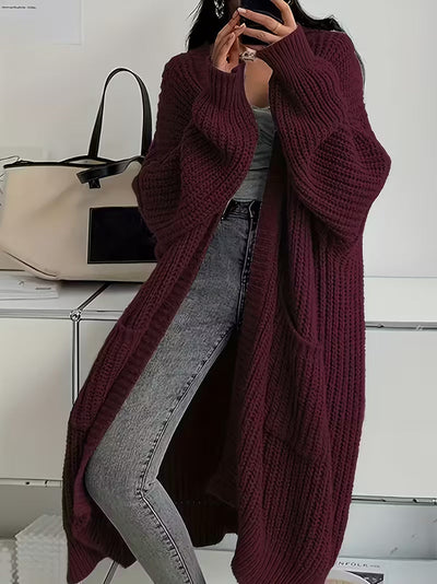 Talbot™| Long Knitted Cardigan Women