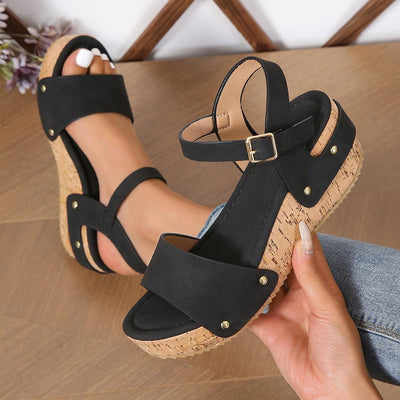 Elaria - Elegant Wedge Sandals