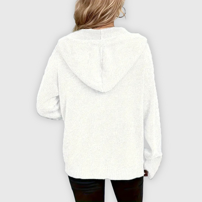 Chivana™ - Stylischer & Schicker Langarm-Hoodie mit Knopfleiste