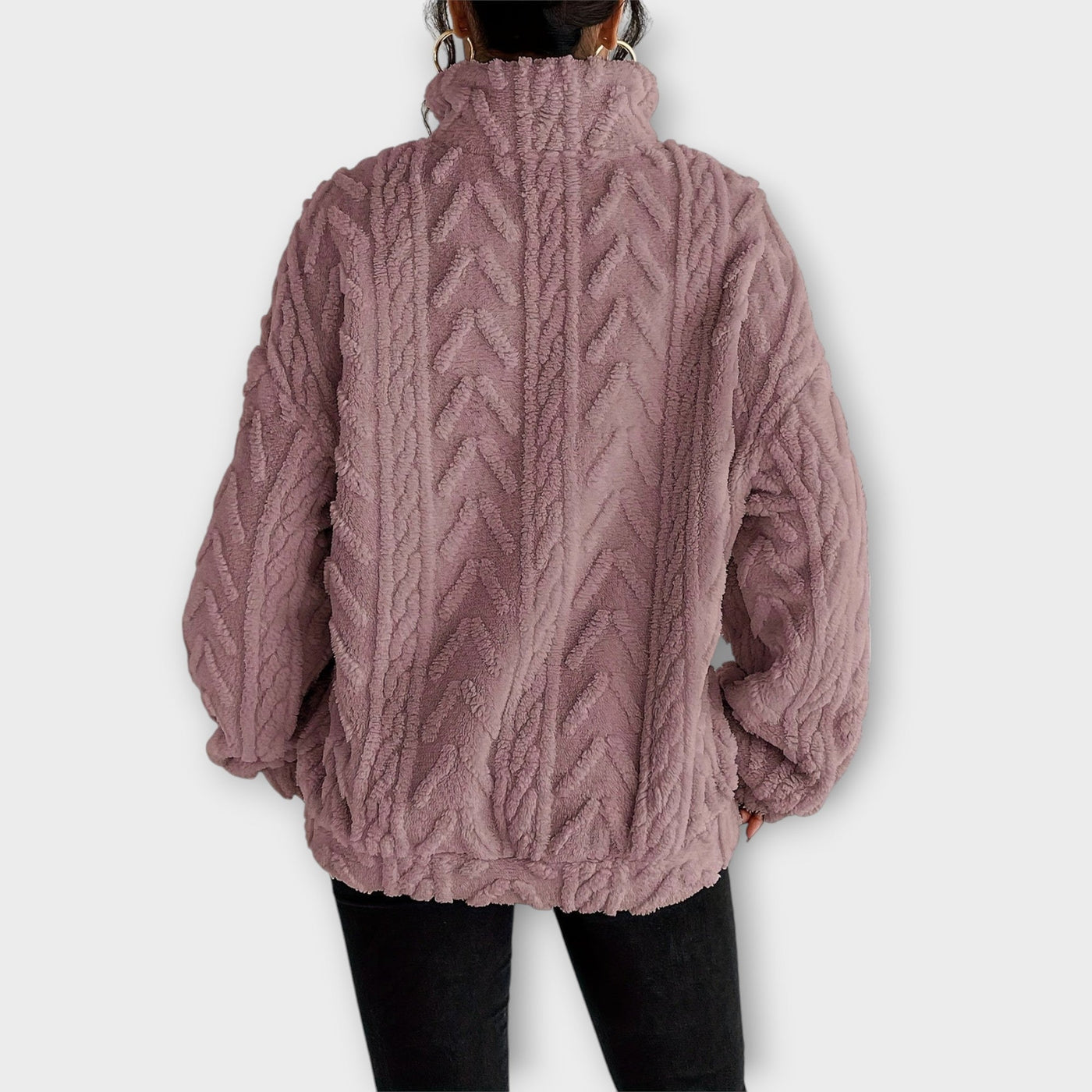 Talbot™| Braided Zip-Up Pullover