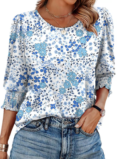 Kaela - Printed Charm Top