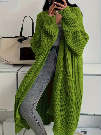 Talbot™| Long Knitted Cardigan Women