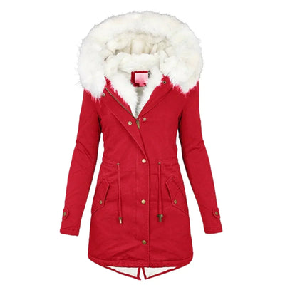 Giulia - Winter Coat with Faux Fur Lining