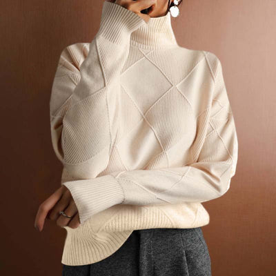 Talbot™ | Textured Turtleneck Knit Sweater