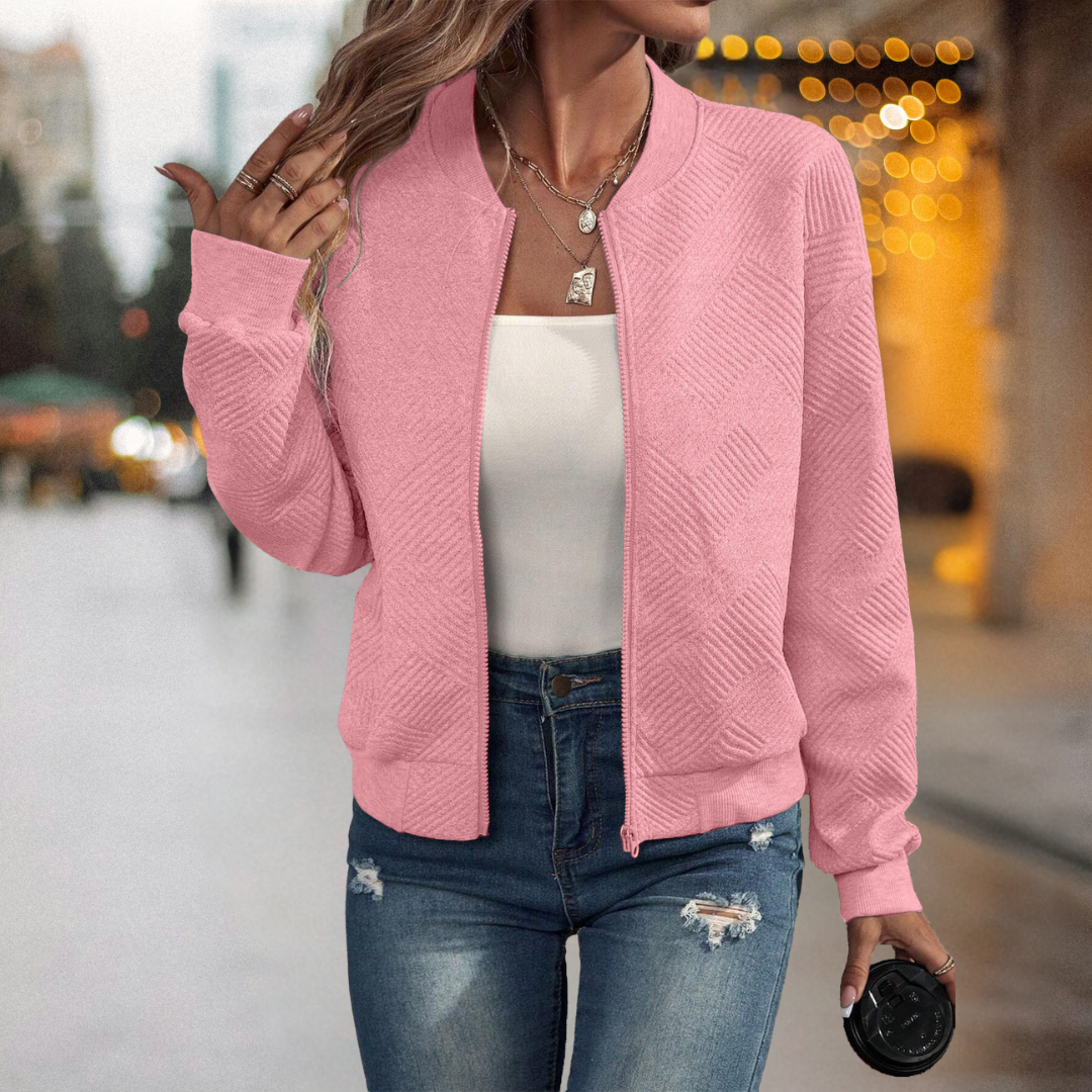 Fanny™ – Warme und Bequeme Strukture-Bomberjacke