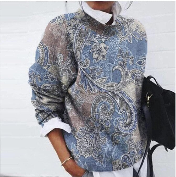 Talbot™ | Trendy Floral Sweater