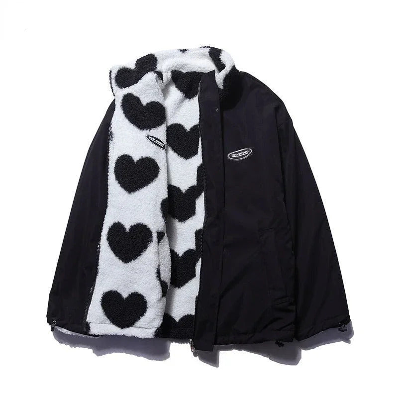 Elsie | Reversible Heart Jacket