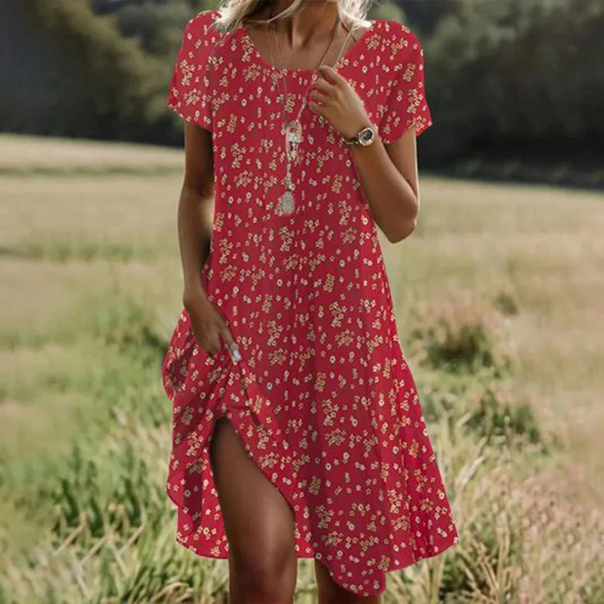 Serena | Polka Dot Summer Dress