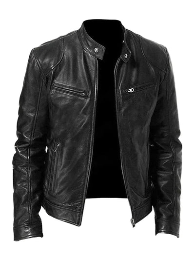 Damien | Classic Leather Jacket