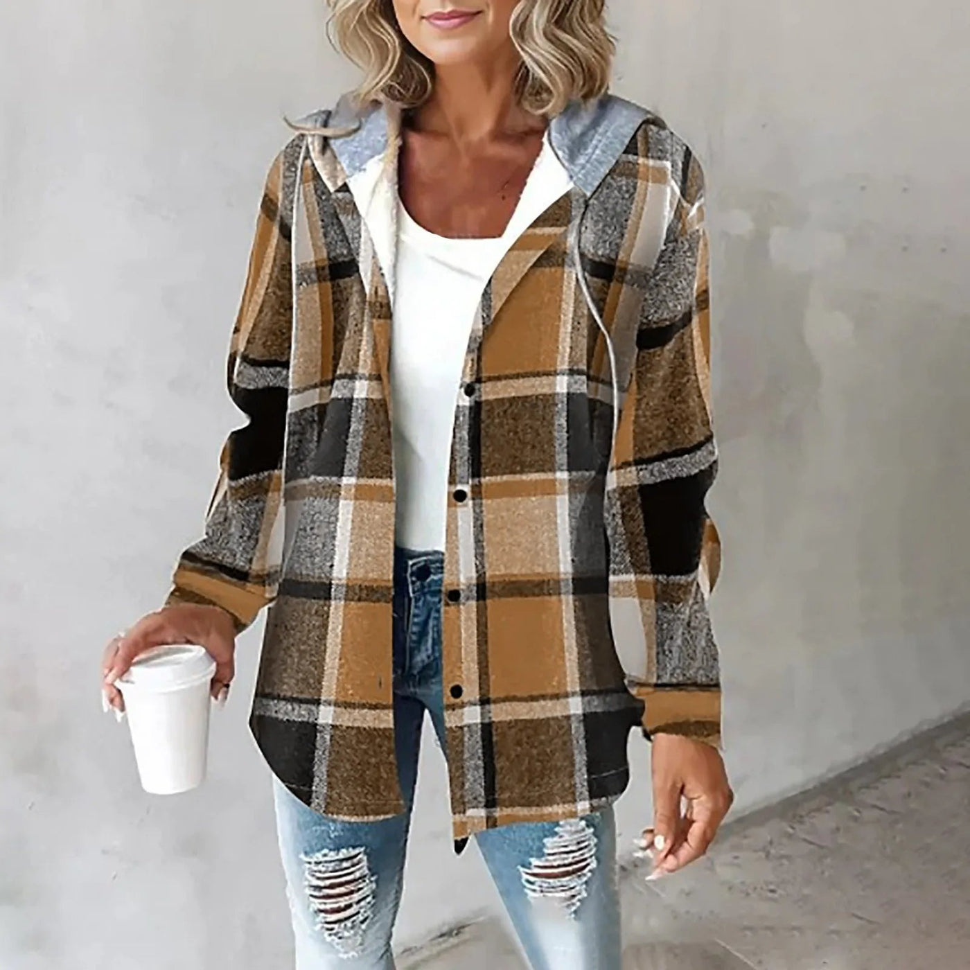 Lena™ - Classic Plaid Jacket